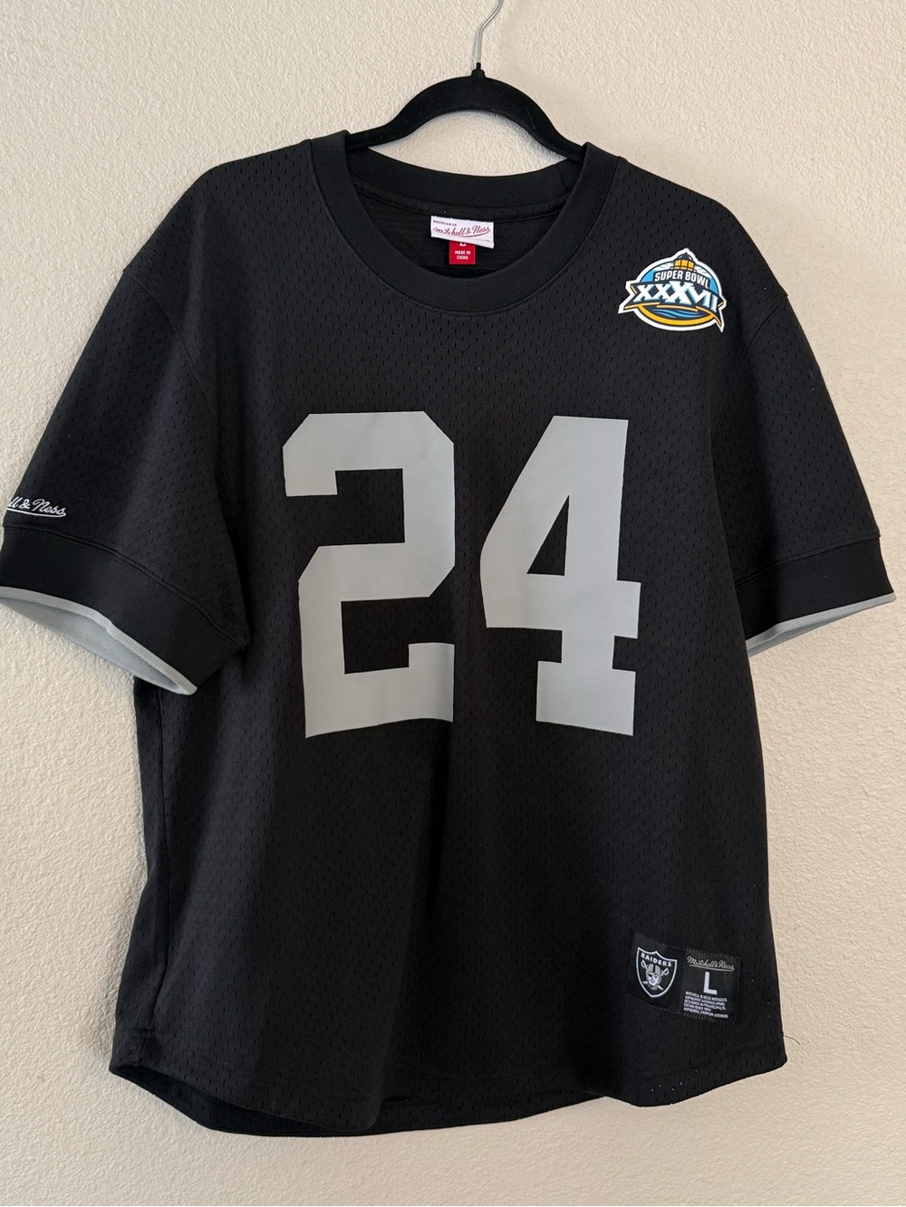 Mitchell & Ness Oakland Raiders Charles Woodson 2002 Legacy Jersey Black L